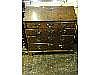 A Georgian mahogany bureau, the fall front