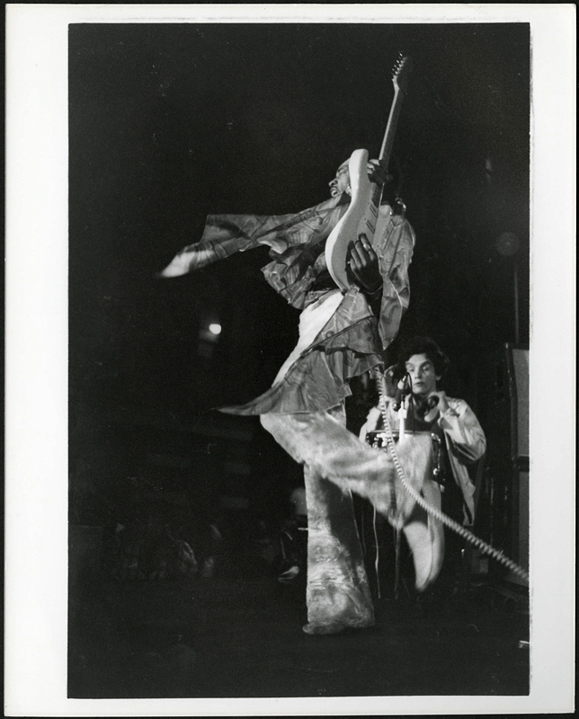 Jimi Hendrix Vintage Stamped Photograph by Jim Cummins
