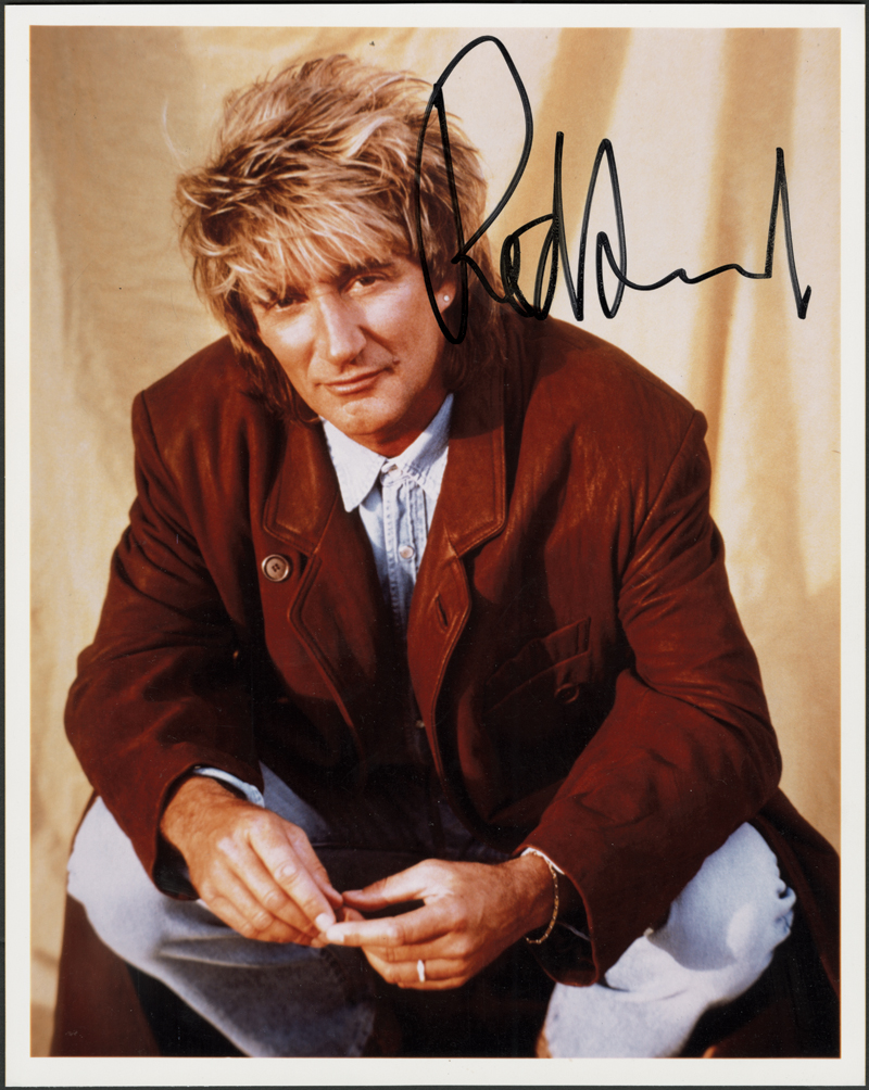 Rod  Stewart Signed Photograph