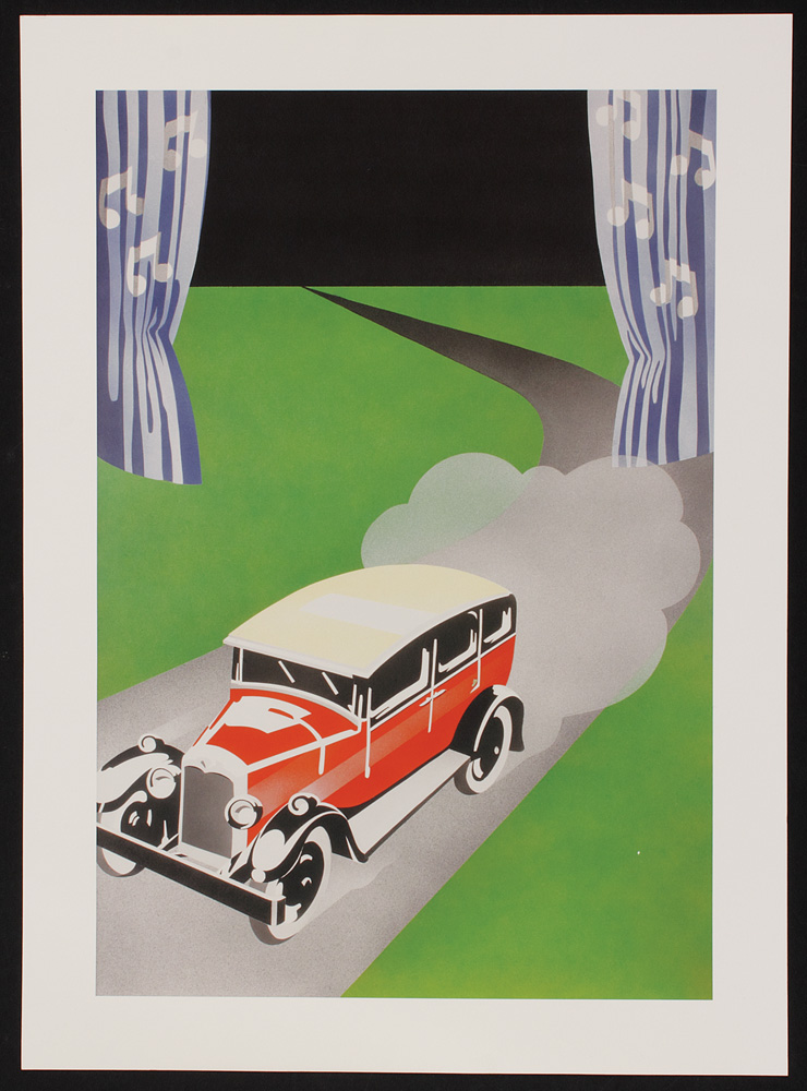Rolling Stones Original 1971 U.K. Tour Concert Poster Artwork