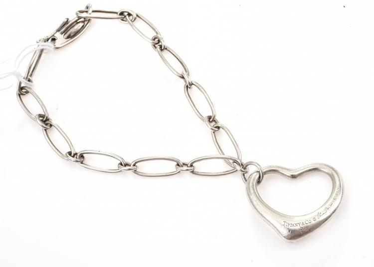 A TIFFANY & CO OPEN HEART ELSA PERETTI BRACELET