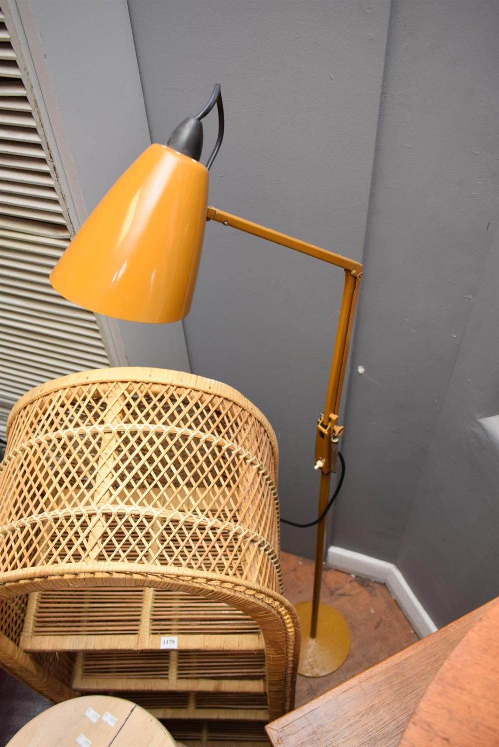 A 1970S PLANET STANDARD LAMP