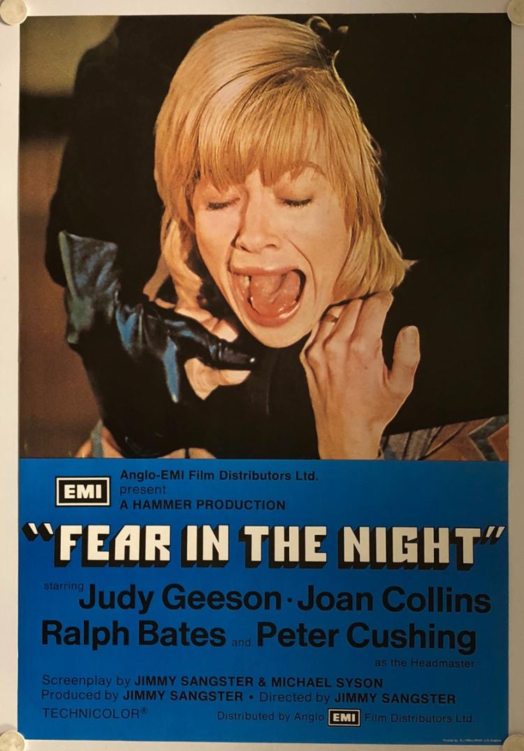 FEAR IN THE NIGHT (1972) - British One Sheet film poster...