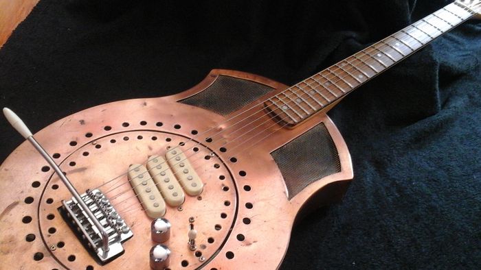 Custom made Hollowbody Electric guitar, Mika custom art guitars.