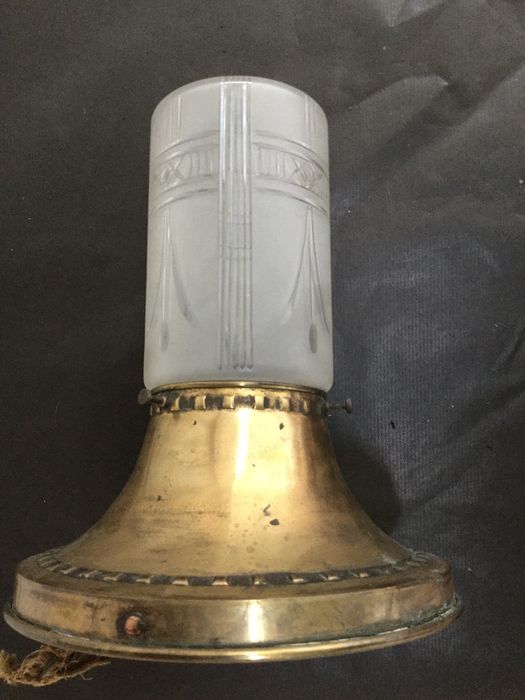 Two lamps: plafonnière and pendant lamp
