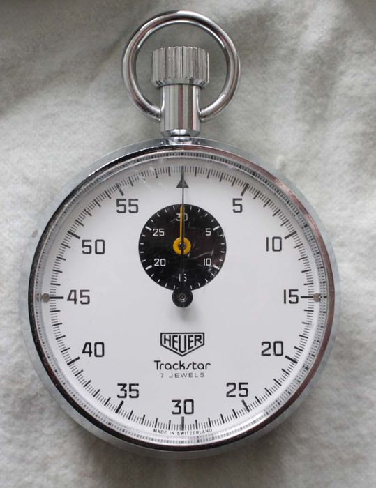 Heuer Stopwatch type Trackstar, 7 jewels