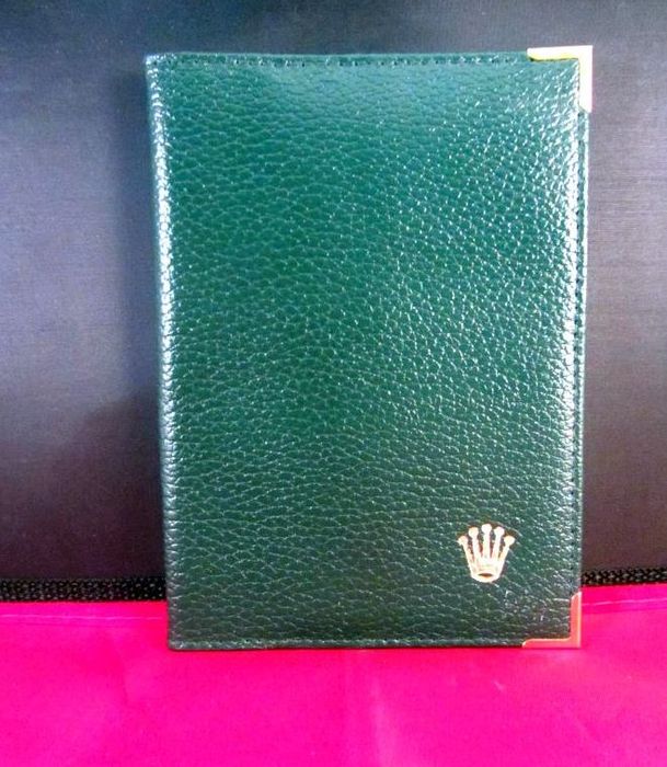 ROLEX Credit Card leather Wallet