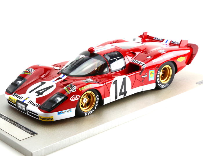 Tecnomodel - Scale 1/18 - Ferrari 512S Long Tail, 24h Le Mans 1970, J. Bonnier / R. Wissel