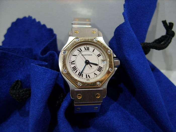 Cartier Santos - wristwatch - 1980s