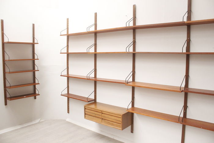 Poul Cadovius for Royal System - large wall system + small wall system