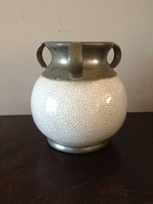 Pottery Factory Zuid-Holland - Vase "plazuid" with Gero-tin