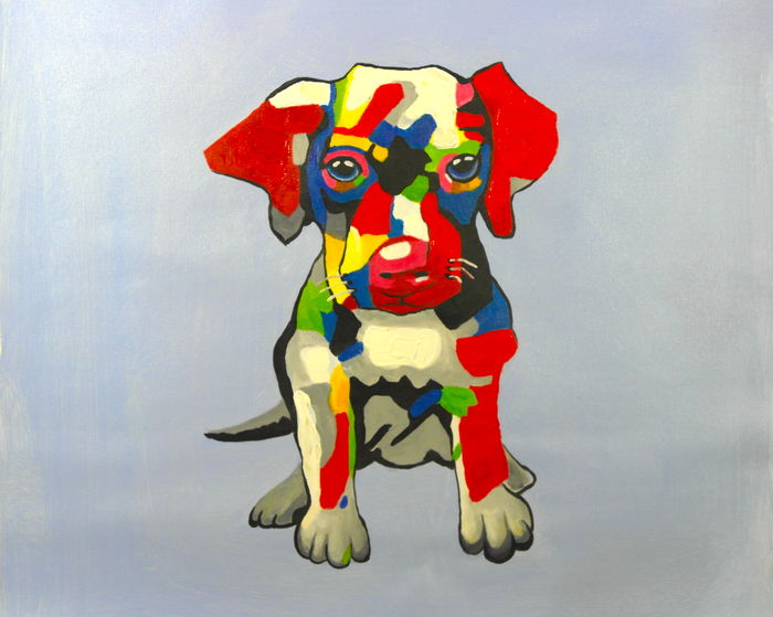 Unknown Street artist - Dog