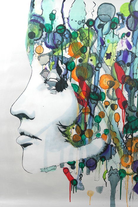 Unkown Street artist - Portrait