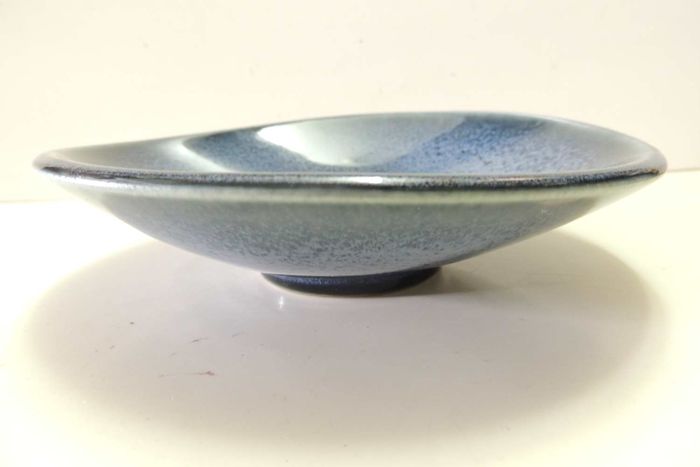Berndt Friberg for Gustavsberg – blue stoneware bowl.