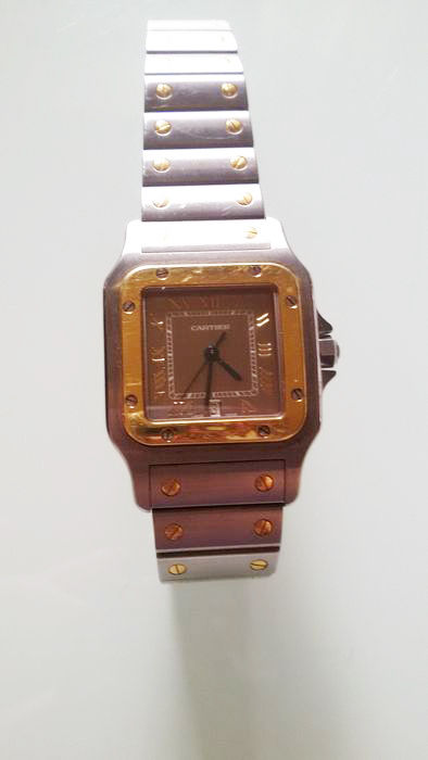 Cartier Santos Galbee – Women's wristwatch – 1990s.