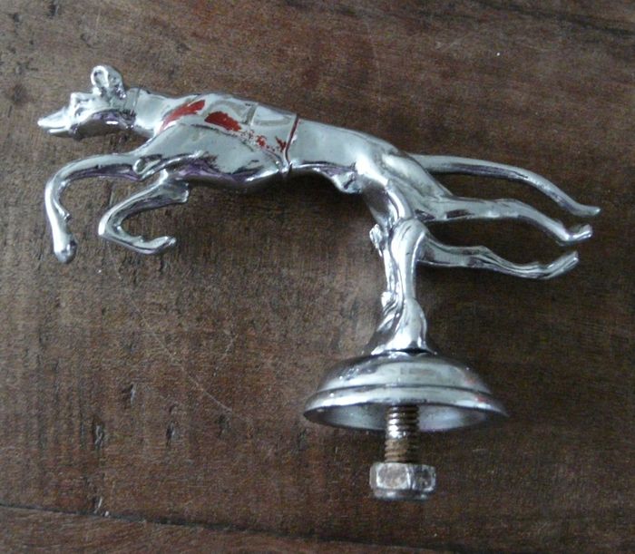 Original Greyhound Car Mascot by DESMO
