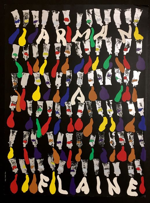 Fernandez Arman - Arman A Flaine (accumulation of colors tubes)