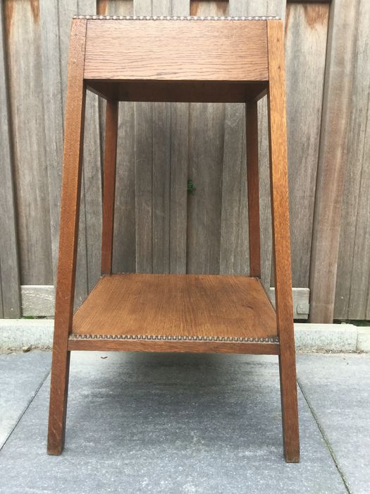 Amsterdam school side table / plant table