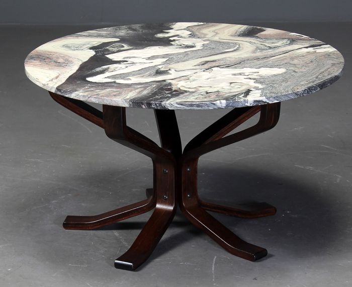 Sigurd Ressell for Vatne Møbler – coffee table, model 'Falcon'.