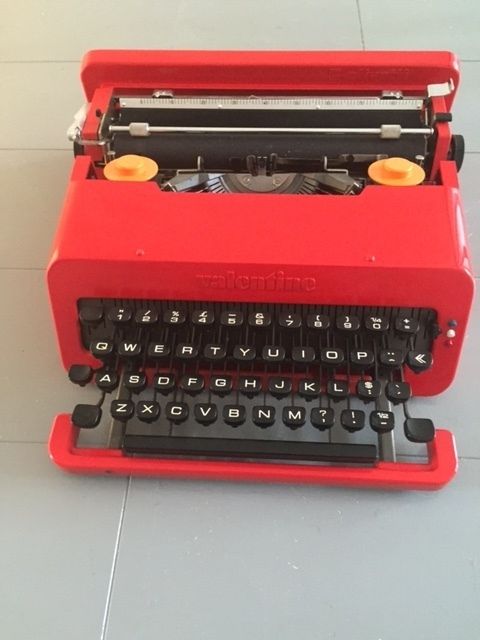 Ettore Sottsass / Perry King for Olivetti Synthesis - Valentine typewriter.