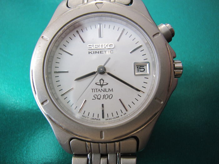 Seiko Kinetic Titanium SQ 100 – Women's wristwatch – 1996