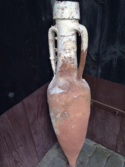 Roman - terracotta amphora - 115 cm