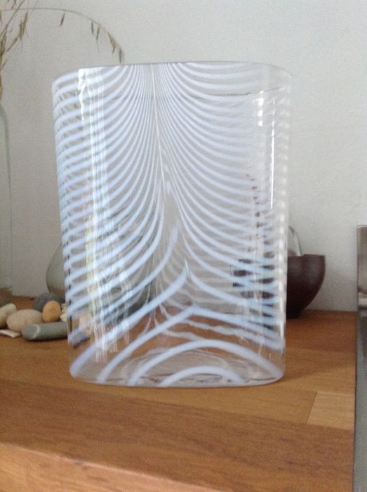 Bertil Vallien (Kosta Boda) - Zebra Vase
