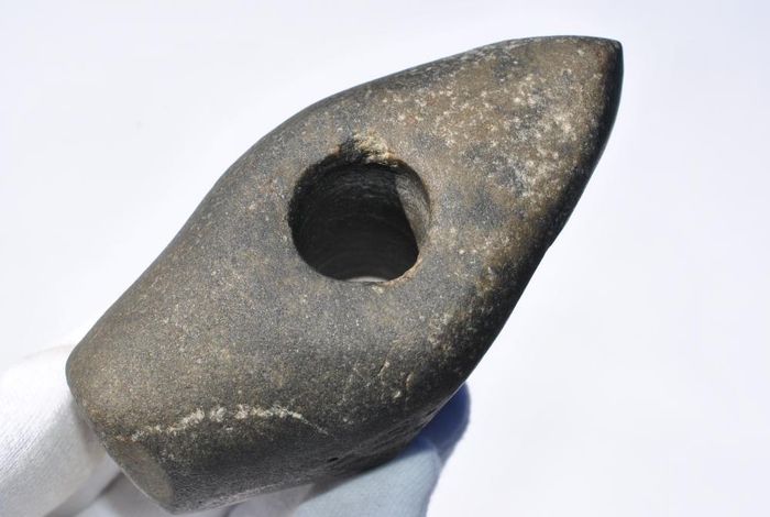 Stone Age Neolithic 'Perforated' Axe - 105 mm