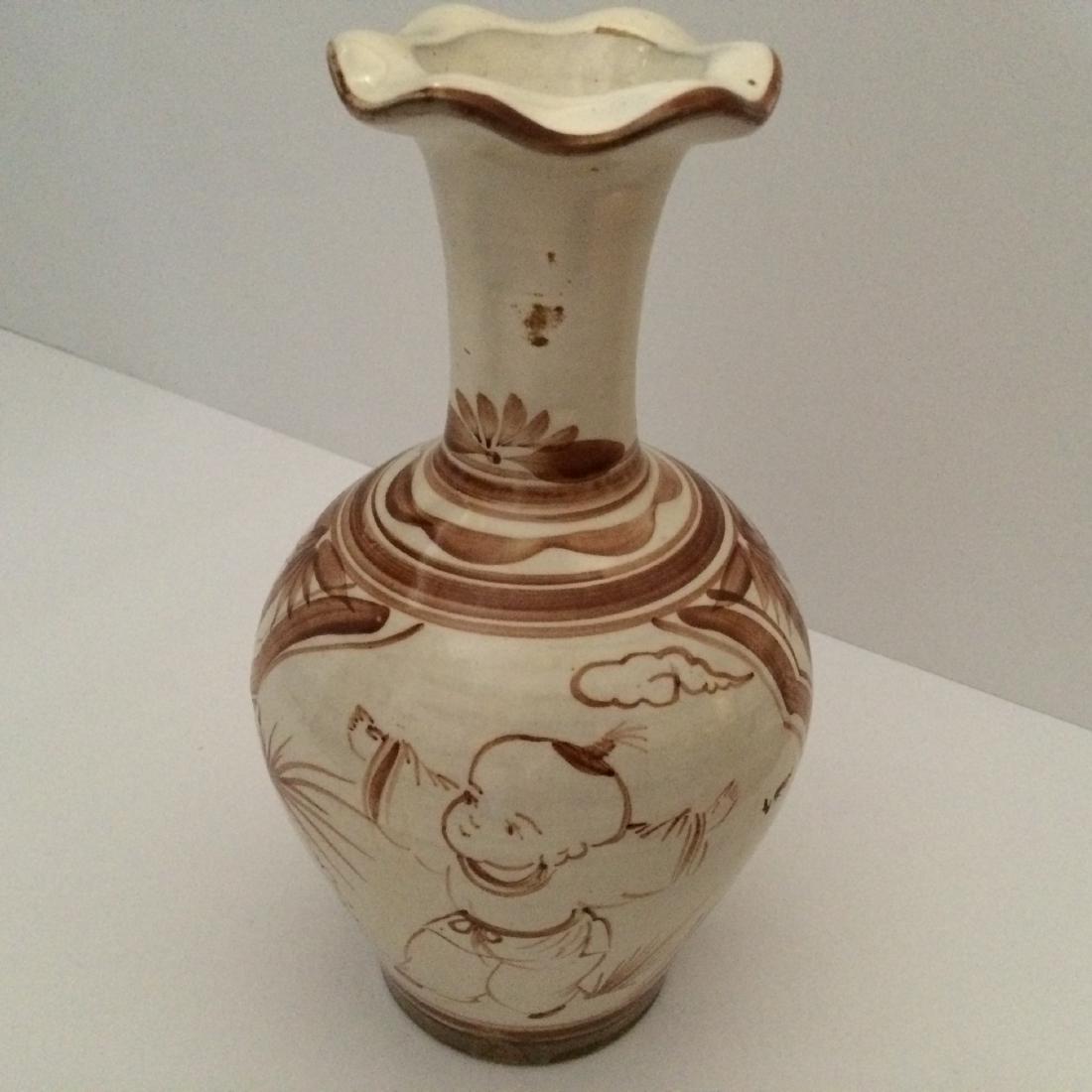 Chinese Song/Yuan Dynasty Cizhou Ware Vase
