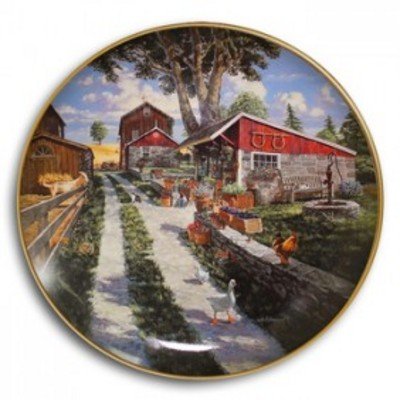 2020A: "Country Welcome" Plate Bradford Exchange