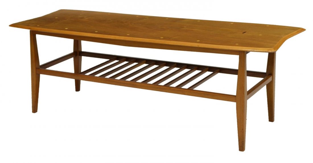 MID-CENTURY MODERN TEAK COFFEE TABLE