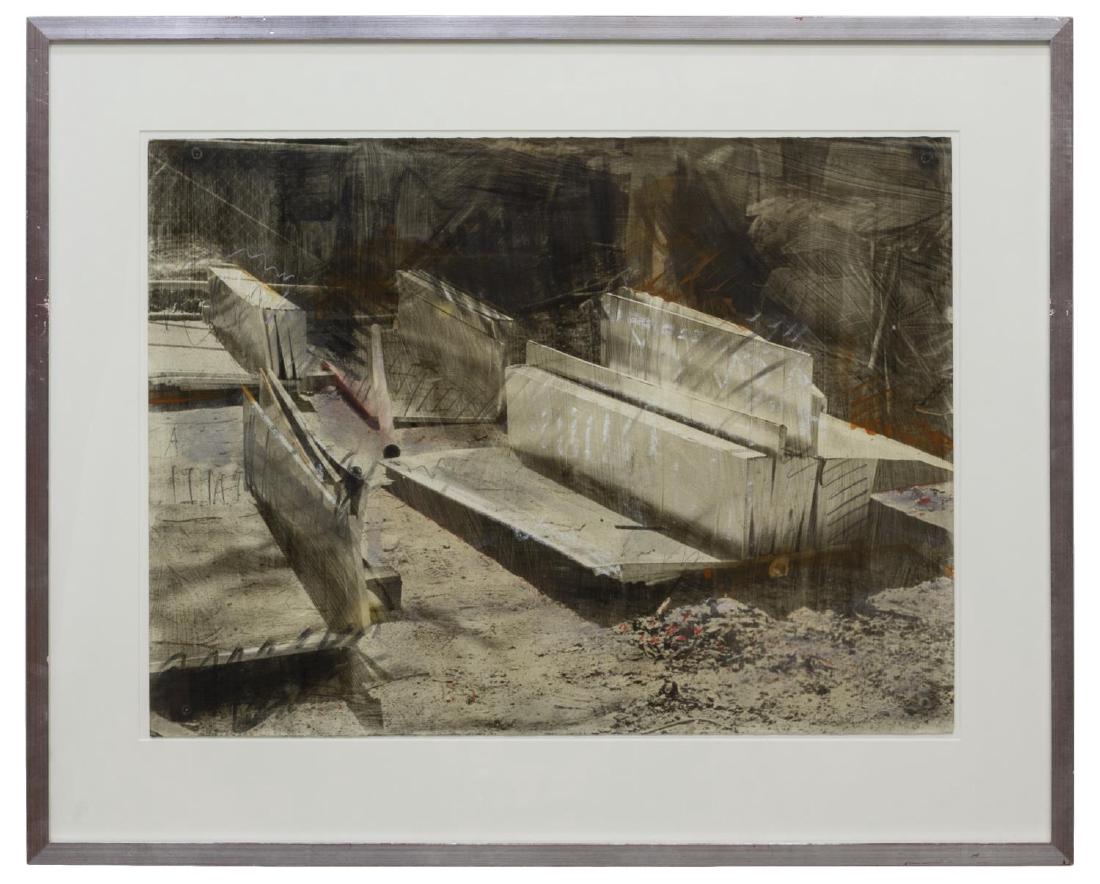 MADELAINE SHELLABY ORIGINAL WORK ON PAPER, 1981