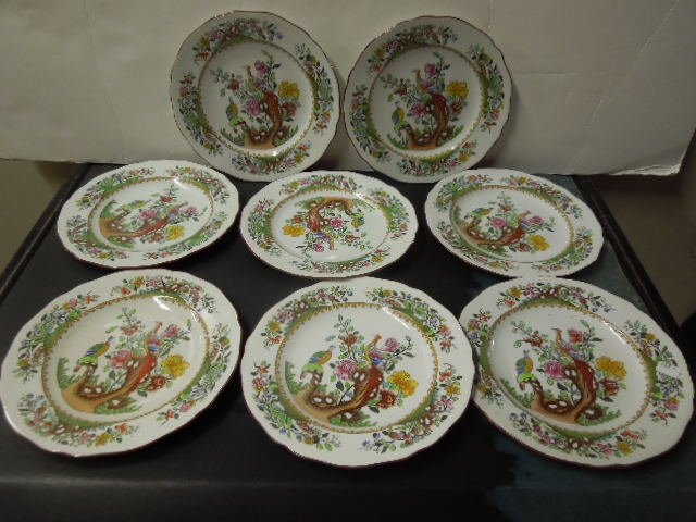 Set of 8 Copeland Spode Dinner Plates