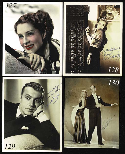 CHARLES BOYER SIGNED PHOTOGRAPH