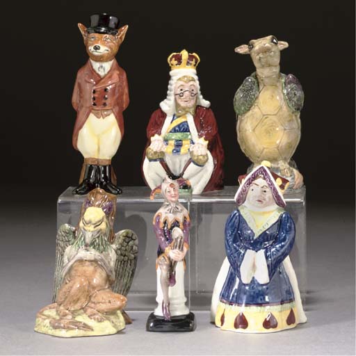 FOUR BESWICK ALICE IN WONDERLAND FIGURES