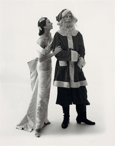 Dorian Leigh and Ray Bolger, Vogue cover, 1946