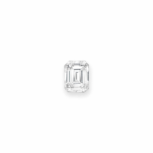 An Unmounted Rectangular-Cut Diamond
