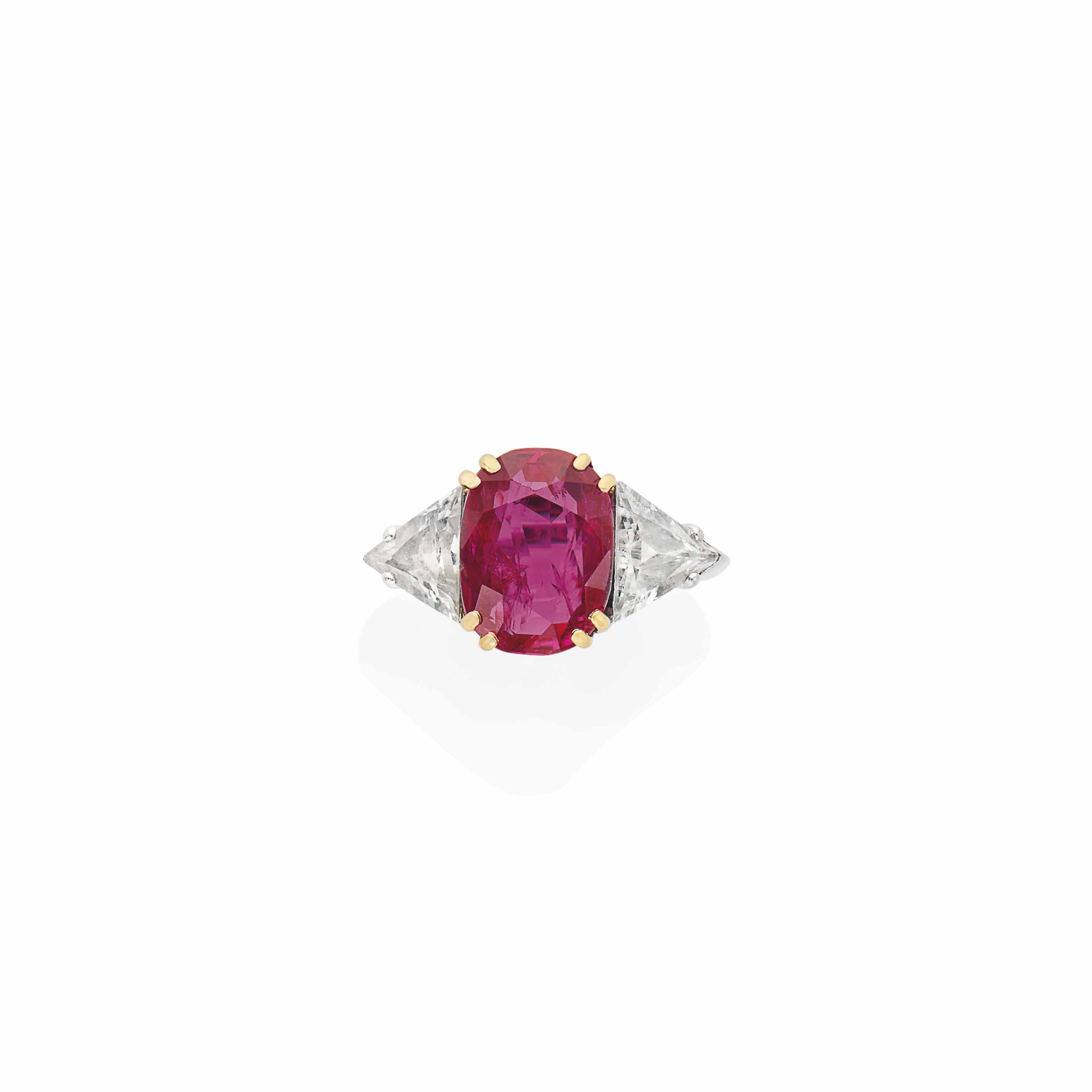 Bague rubis et diamants, par chaumet