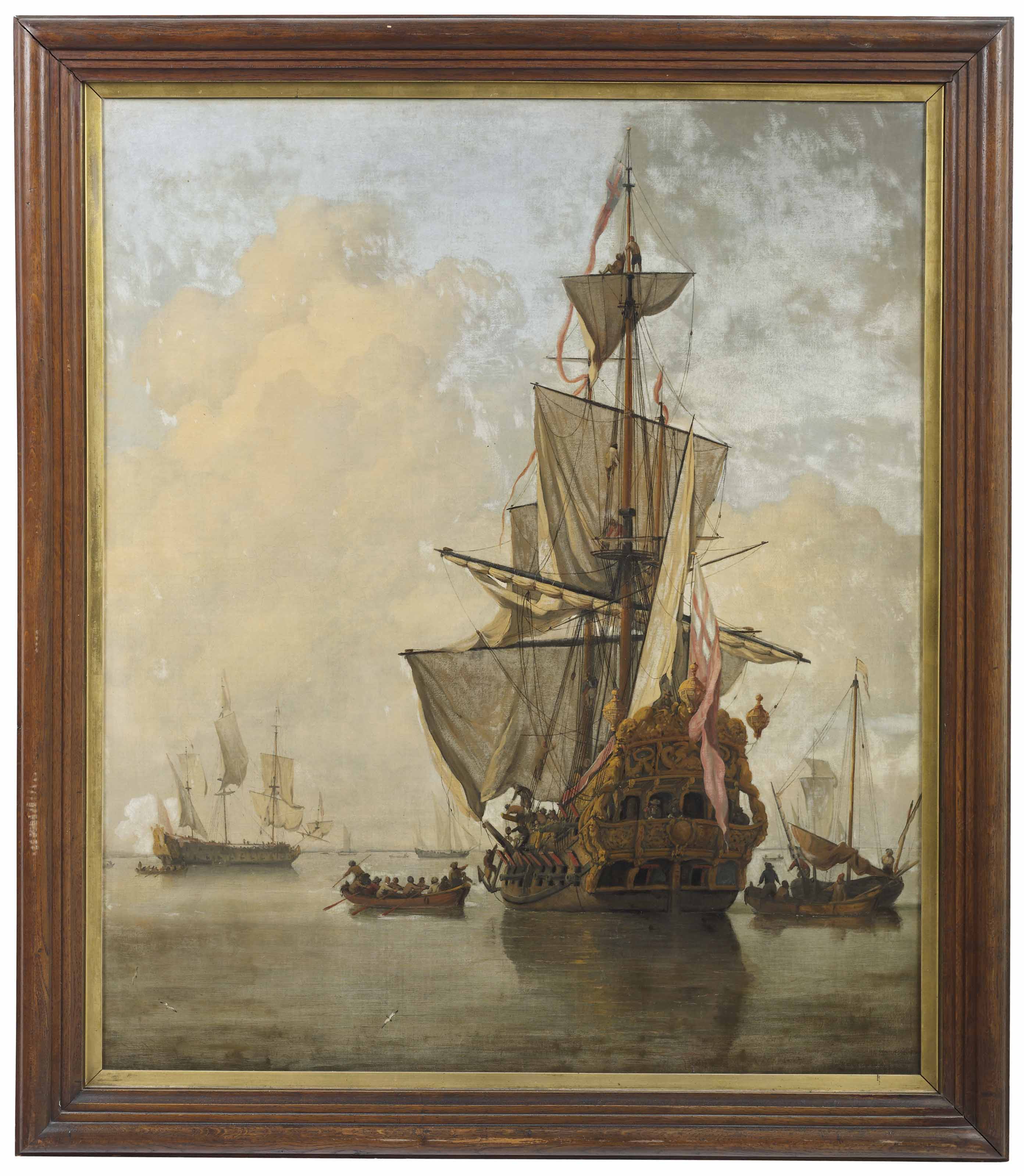 Follower of willem van de velde ii