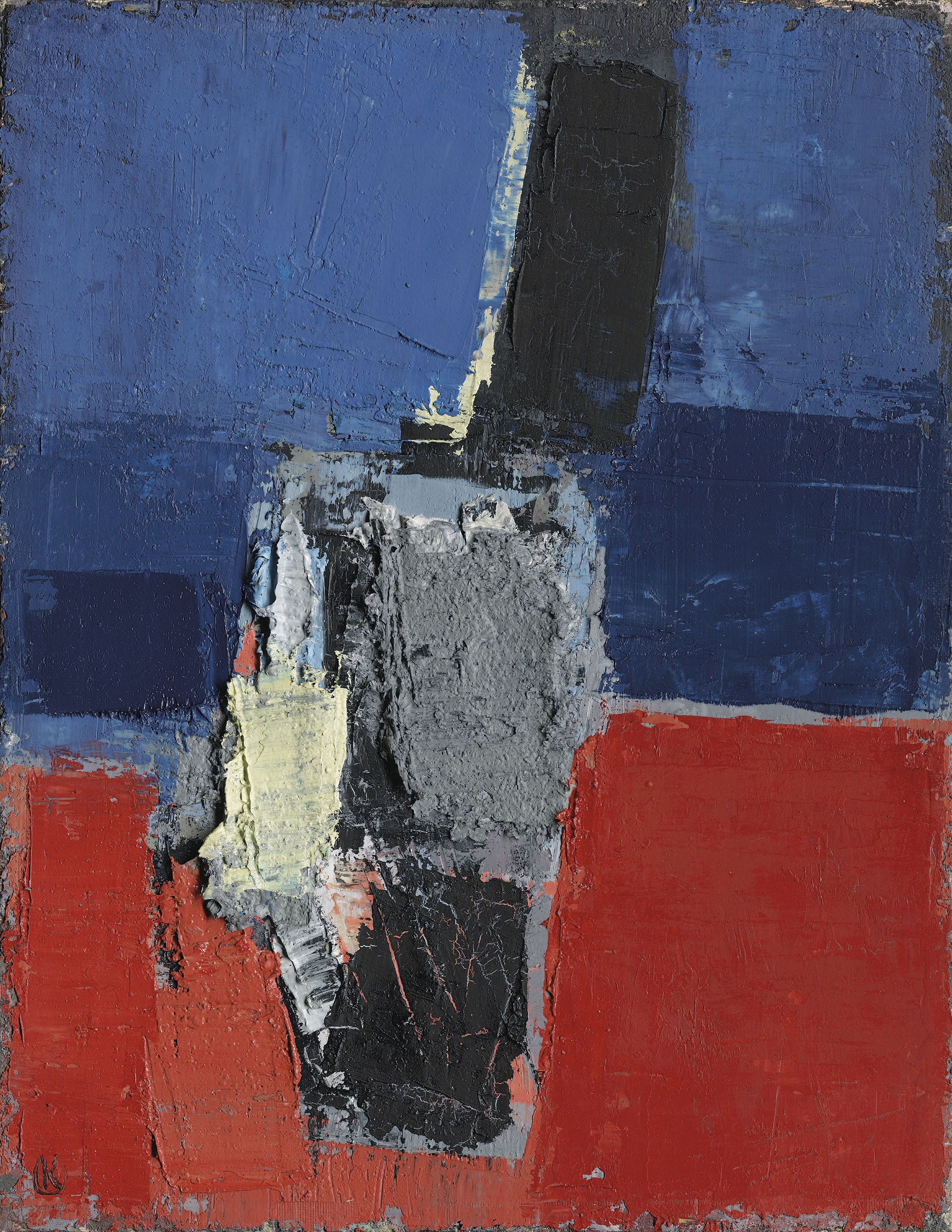 Study for Painting Blue and Red