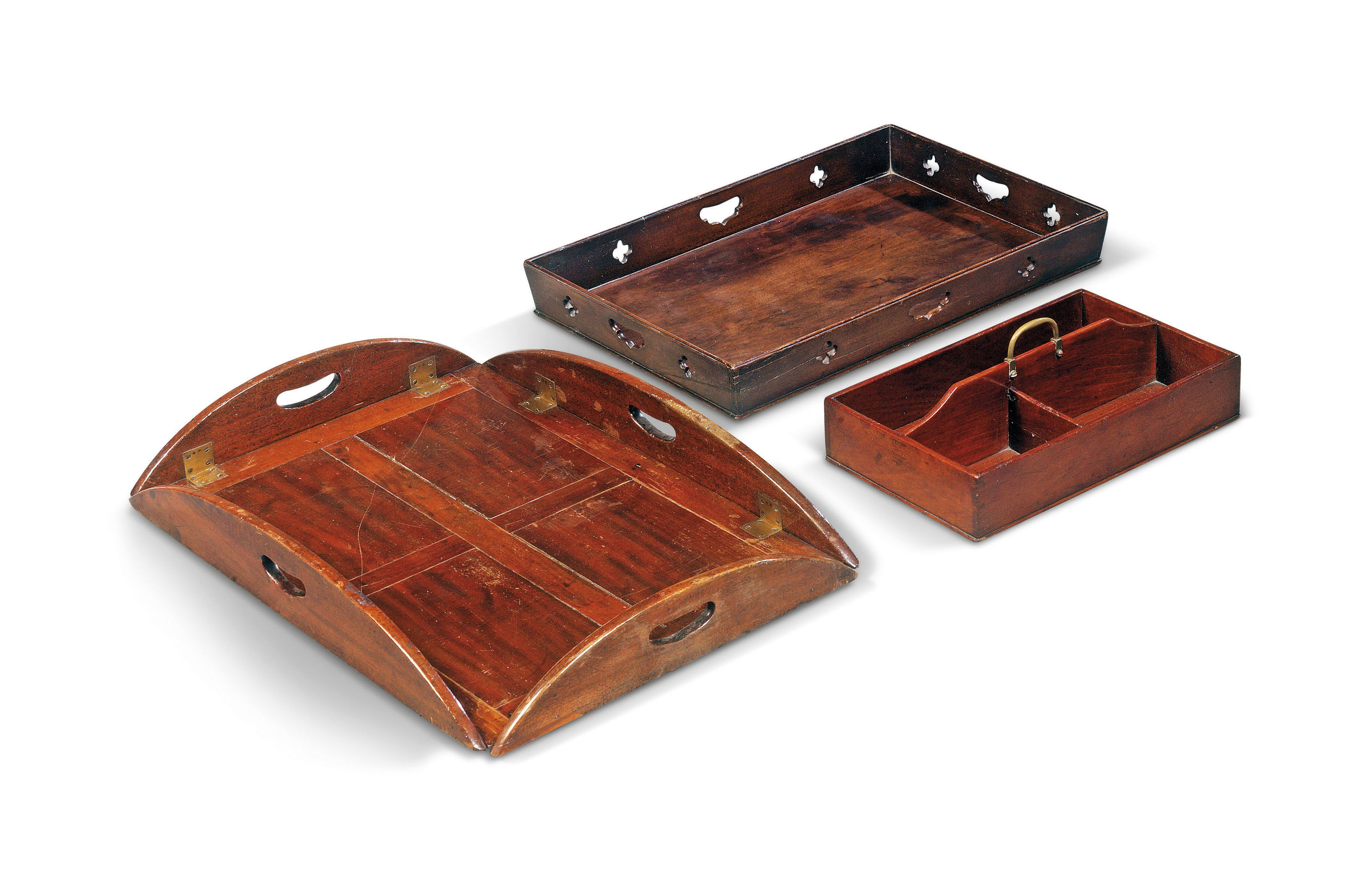 A george iii mahogany butler's tray