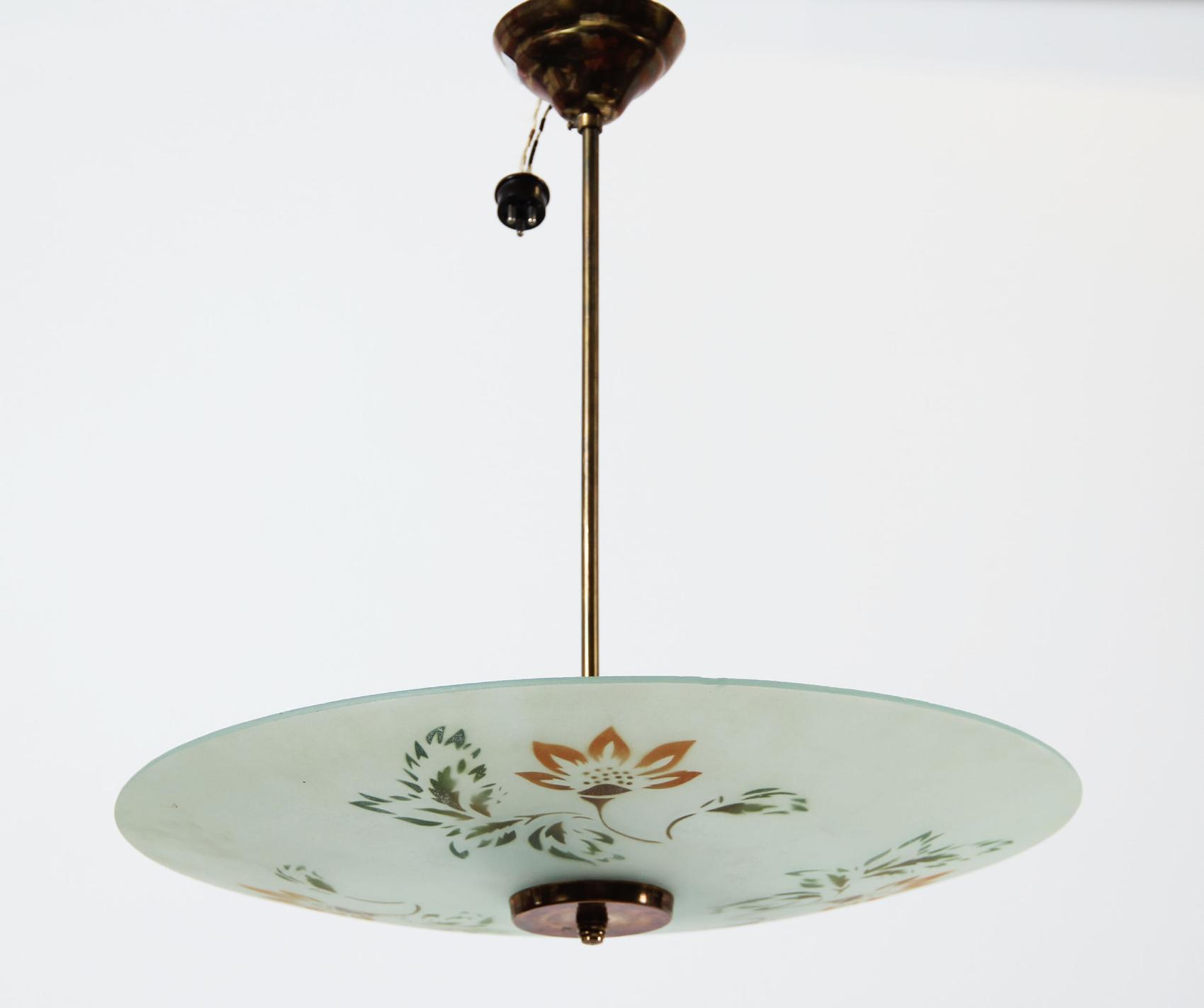 Plafondlampa, 1940-tal