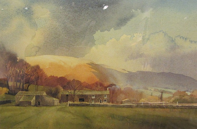 Colin Britton (British 1947-): ''Dentdale Yorkshire Dales''