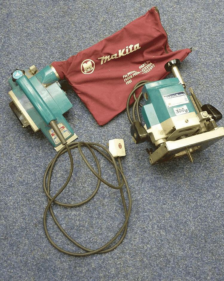 Makita router and Makita planer