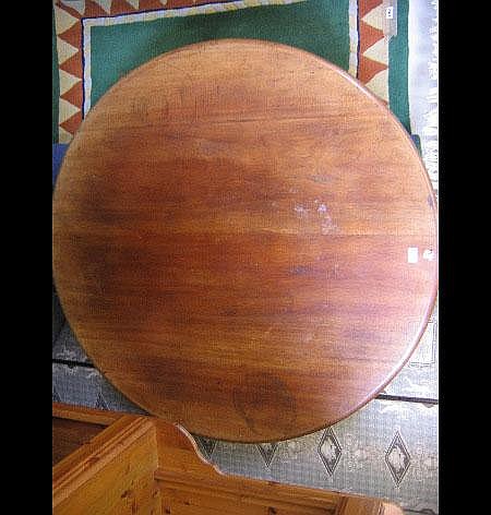 A Victorian mahogany tilt top breakfast table