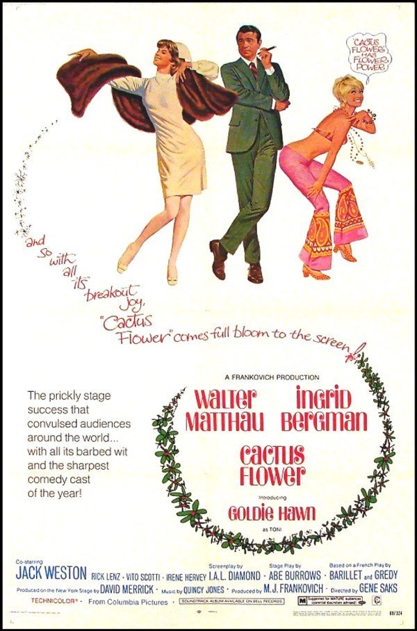 Original Movie Poster: Cactus Flower (Walter Matth