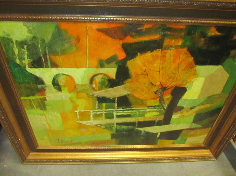 Oil painting by Jacques Dolle