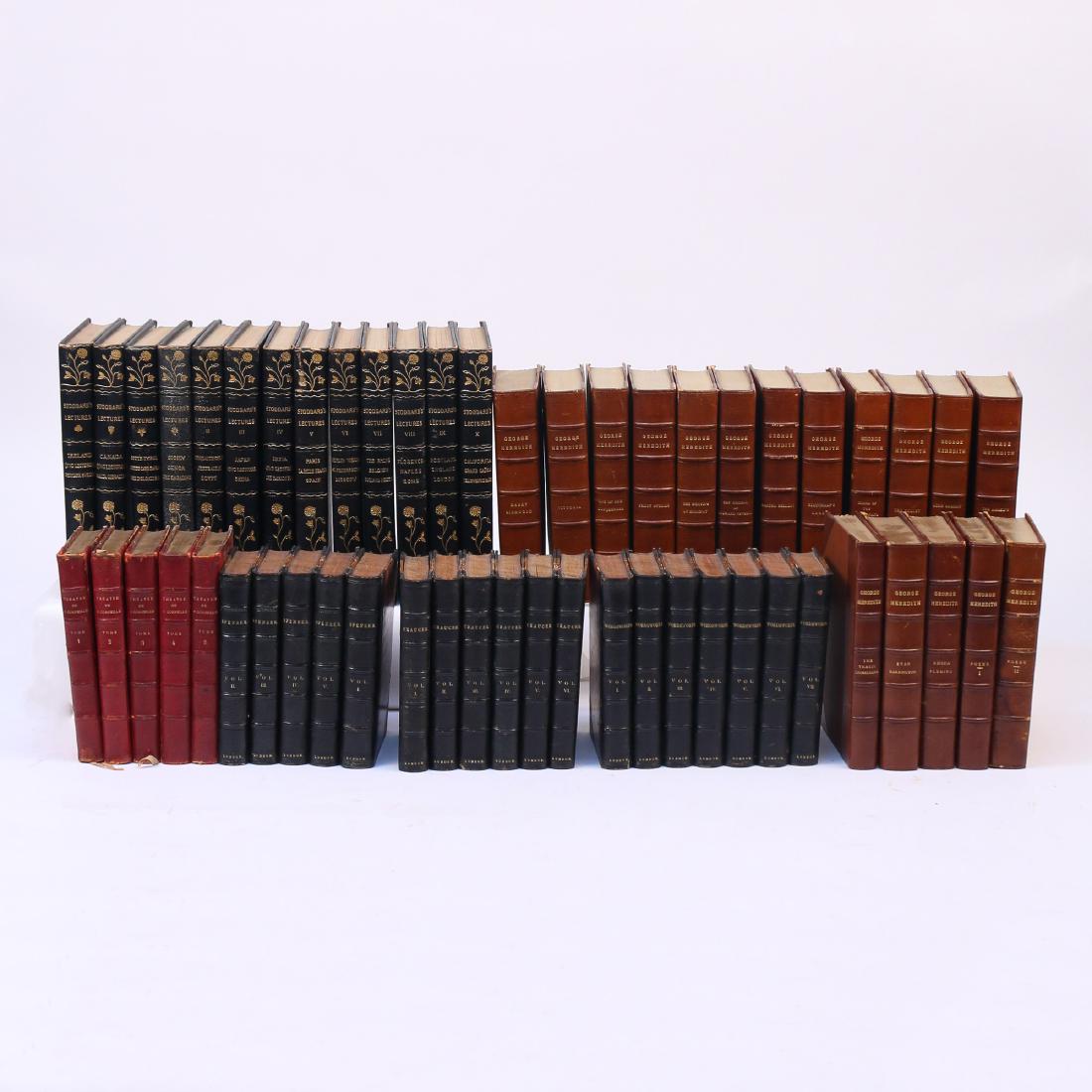 (53vol) [BINDINGS] MISC. LEATHER-BOUND BOOKS