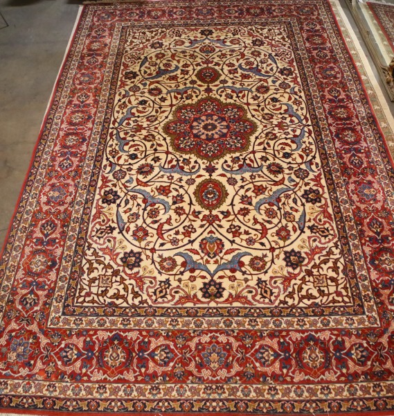 HAND KNOTTED PERISAN MASHAD RUG