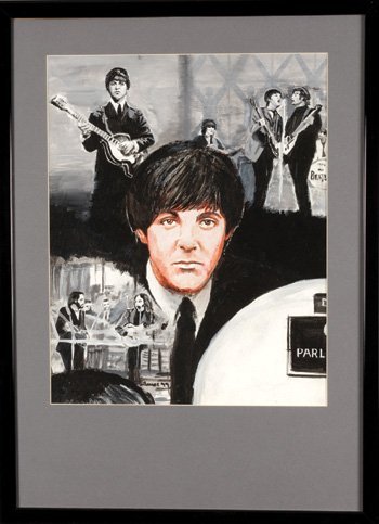 1016:Paul McCartney original painting James Wilkinson
